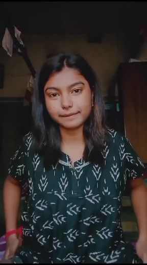 Indian girl in black shirt