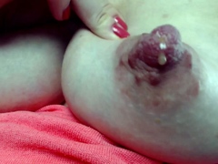 Sweet beauty masturbating on webcam close up