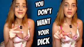 YOU DON'T WANT YOUR DICK - Get a Penectomy!