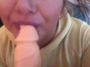 Amber Hunt POV blowjob