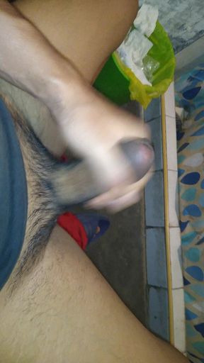 I Can't Stand Throwing a Lot of Milk Anymore I Dirty My Penis with Rich Milk up to My Head Full of Rich Cum