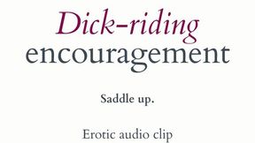 Dick-Riding Encouragement