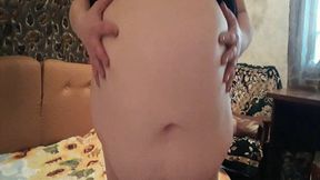 Tease you with my huge belly MP4(1280*720)HD