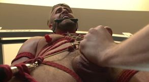 Wet dream with two dudes who turn to BDSM