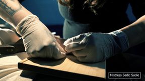 First Time Ball Nailing and Needles Through Gland