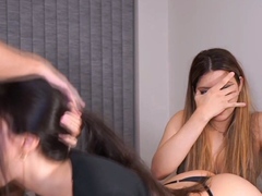 Latina Duo Suck and Get Fucked Hard