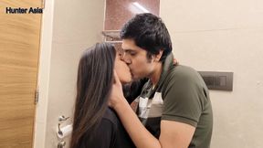 Guy Cheating His Girlfriend by Fucking Her Room-mate Friend