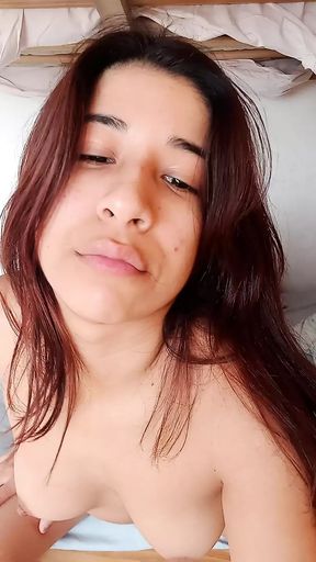 Selene ends up masturbating after playing around (part2)