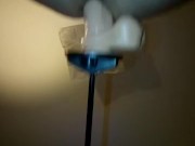 Ma commande et le gros gode SI ignite dans mon cul (Bottomtoys)