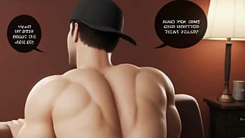 The cuckold fucks the asses of his unfaithful and slutty wife'_s lovers. 3d animation