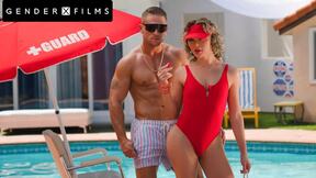TBabe Hot Girl Emma Rose Drills Guest in Steamy Cabana Fuckfest!