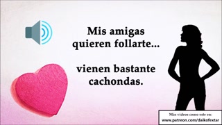 Audio erótico día San Valentin, atado con varias mujeres. JOI Voz española.