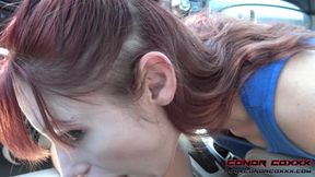 Road Head From a Redhead with Violet Monroe