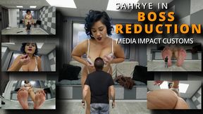 Sahrye Boss Reduction - Sahrye - POV - Shrinking - ASS - SFX - FEET - HD