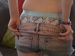 Hairy pussy and asshole girl