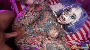 clown town ep.4: hottie tiger lilly get creampied & came in