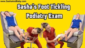 Soccer Girl Sasha’s Foot Tickling Podiatry Exam