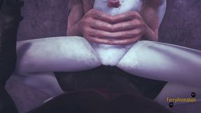 Judy Hopps Furry Hentai Threesome & POV Blowjob Bouncing Tits Creampie