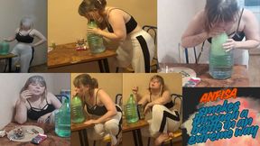 Anfisa Smokes through a Bottle in an Extreme Way (darkside)
