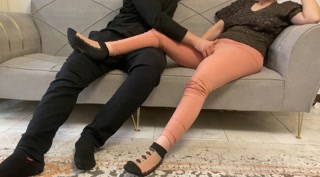 Hot Iranian MILF Foot Rub After Work 😍