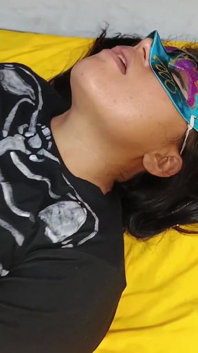 Stunning moment from &quot;Halloween eating the pussy of a beautiful, cunning witch who predicts how to fuck&quot;