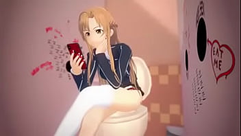 Asuna Yuuki Glory Hole Hentai