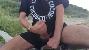 Outdoor Masturbation in the Dunes