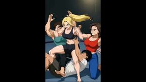 Mixed Wrestling Confessions #83B: Confessions of a Dominant Duo (Animated)