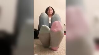 Adorable Hispanic Spits inside your Face