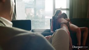 First-Time Hotwife Lilly Has To Beg For His BBC