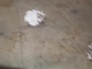 Prawn Cracker Walkover Crush & Trample. Flattened & destroyed beneath 89kg size 11 boots 👣👣