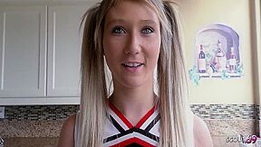 Petite Pigtails Cheerleader Stepdaughter Talk To First Time Fuck After Intense Orgasm By Older Guy 30 Min