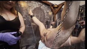 Part 4:- Domina Satana and Satana&#039;s Piggy gets pegged!