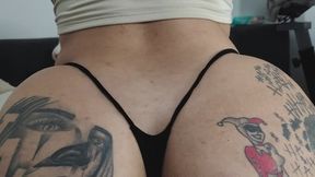 These farts on his cock excite him a lot; the smell and vibration of my gas makes him hard