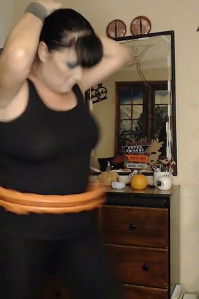 Hula Hoop Weighted Fitness Routine