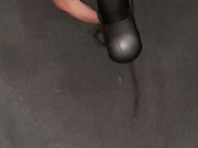 Slow-Mo Massage Gun Cumshot POV