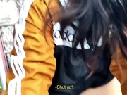 FOLLANDO CON MI HERMANASTRA en el balcón, les damos un gran SHOW a los VECINOS del edificio.