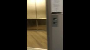 Caught jerking off on elevator