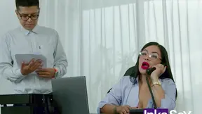 Latina Secretary Gets Job Boost After Passionate Office Fuckfest
