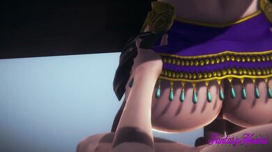 Genshin Impact Hentai - Lisa fucked with cum in her pussy