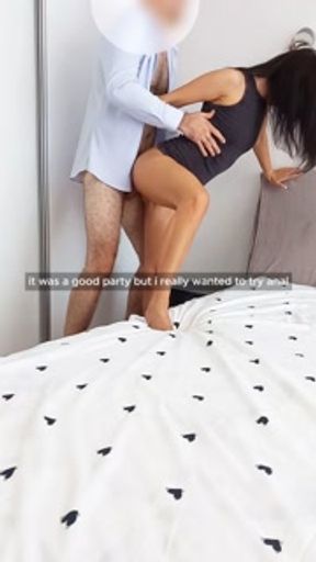 picked up a random guy from the party and had my first anal