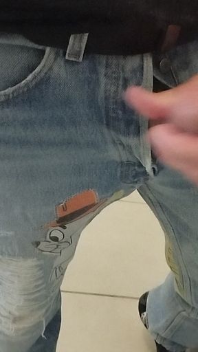 Masturbation jean Levi's fetich