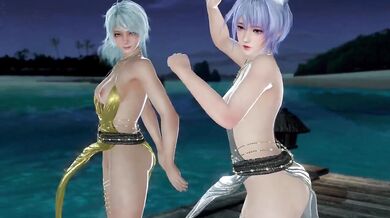 Shizuku and Patty’s Soiree Dore Dress Nude Mod Fanservice Ass and Boobs