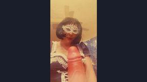 Naughty Maid Puts It In Her Mouth