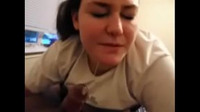 She sucks me off while i watch a movie (kingcuretv)