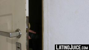 My cock explodes hot cum while Caetano Soares hammers my ass