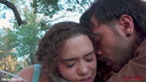 Wild outdoor GF takes it like a slut