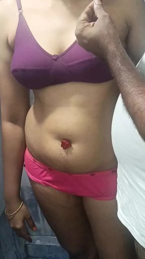 New Married Couples Enjoying Bathroom Fucking
