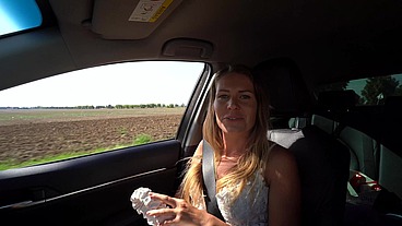 Outdoor fuck with horny milf Claudia Mac