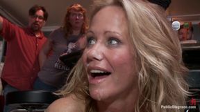Sexy Big Tit MILF Gets Ass Fucked by Strangers!